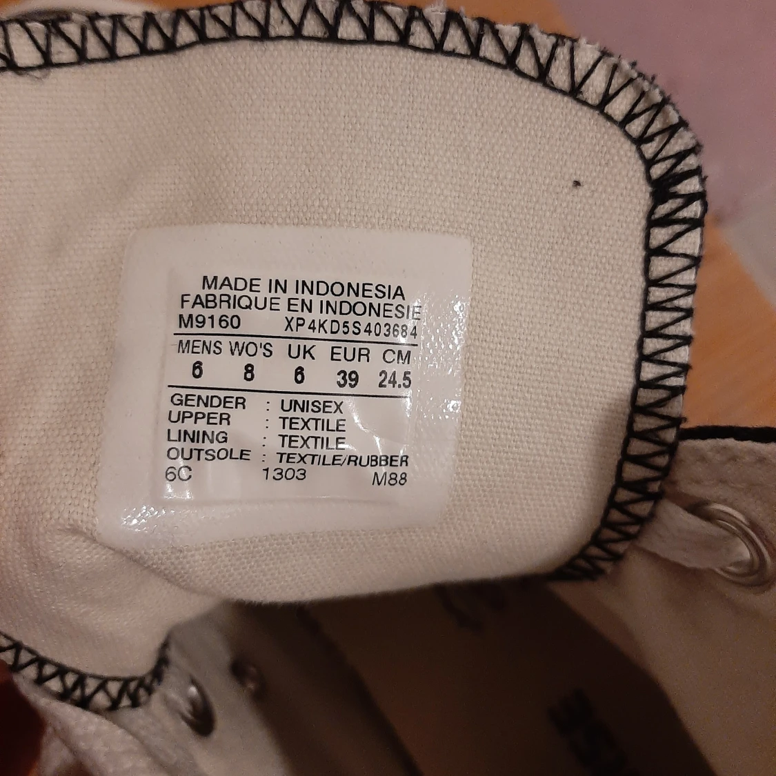 CONVERSE SVARTA - 91