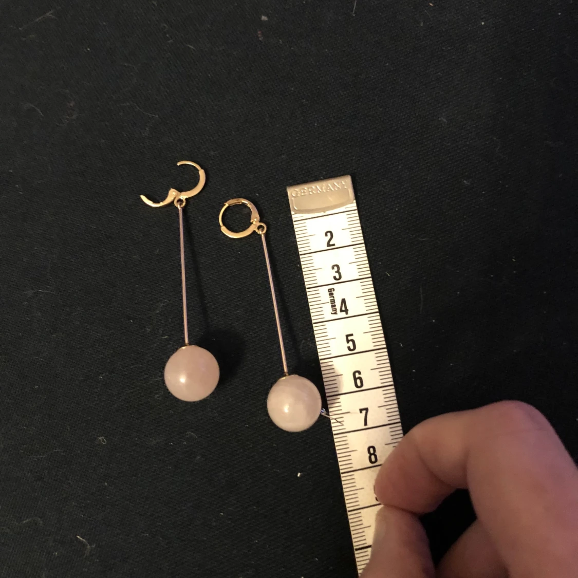 Äkta rosenkvarts örhängen