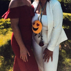 Röd byxdress - superfin byxdress i gott skick!! 