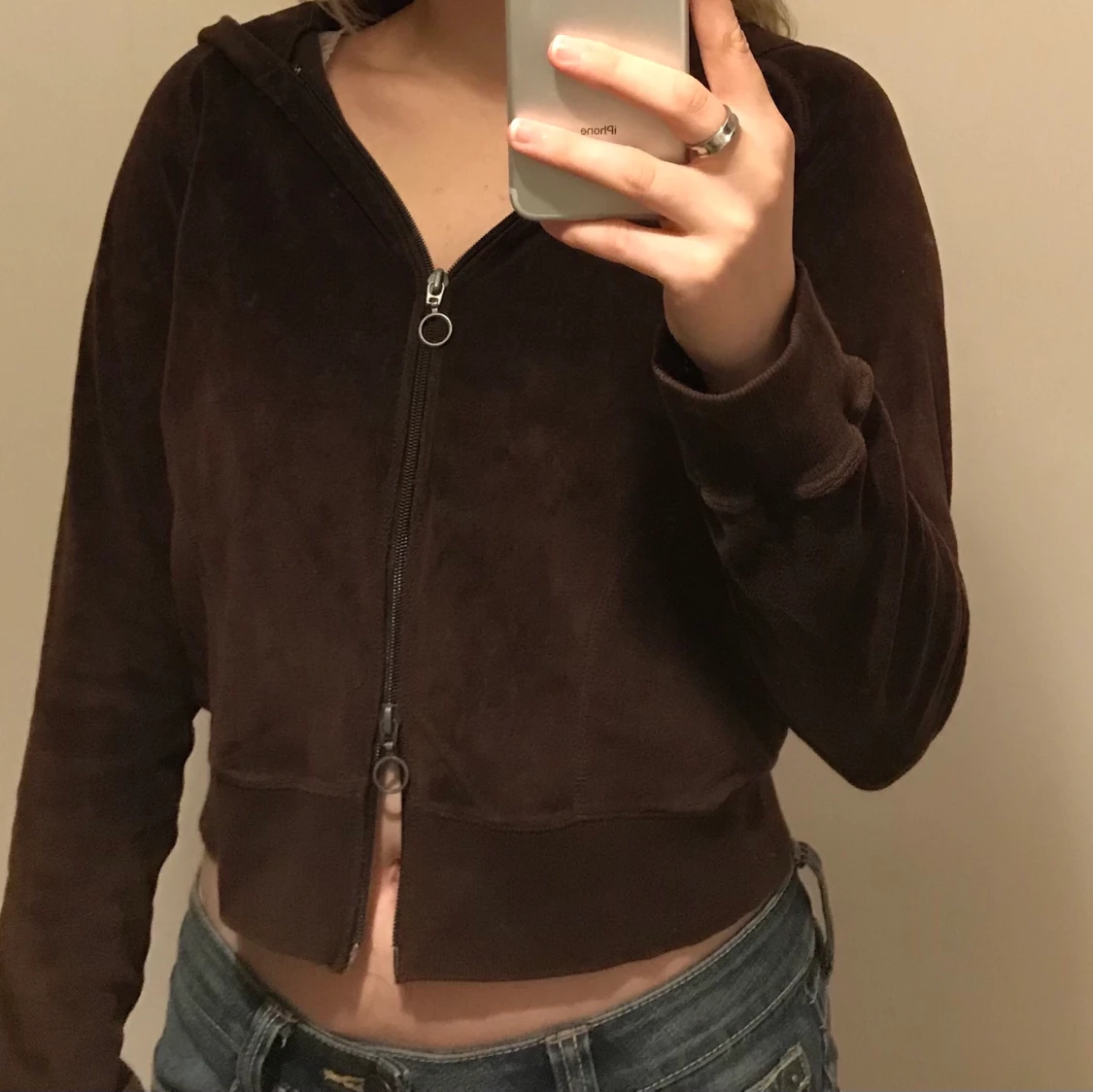 Brun Zip Up Hoodie  - 90