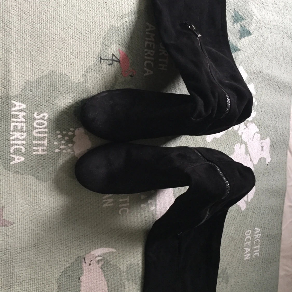 Black Boots Overkneeskor  - 91