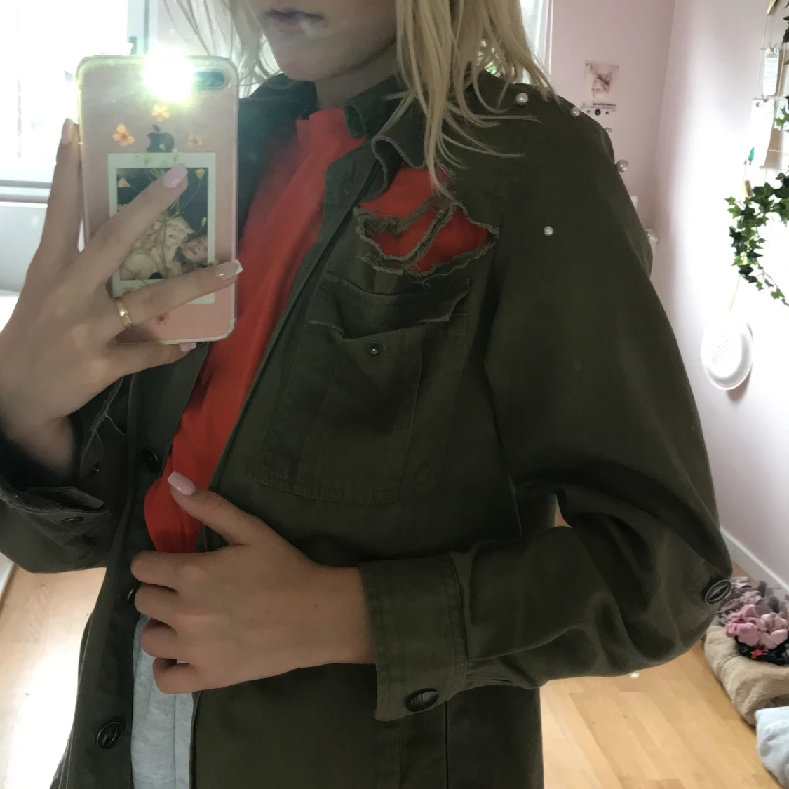 Grön höstlig jacka - 90