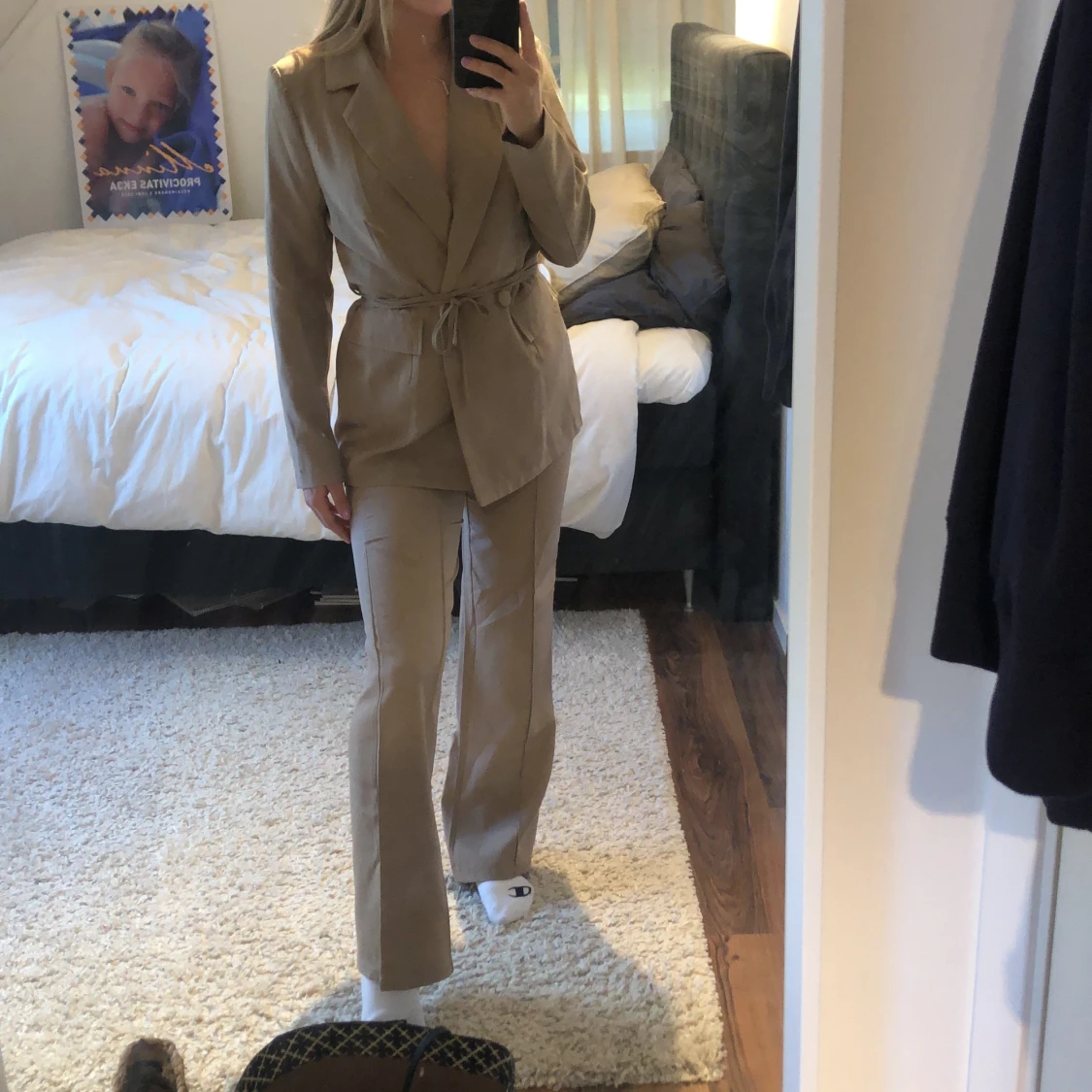 Missguided beige kostym - 91