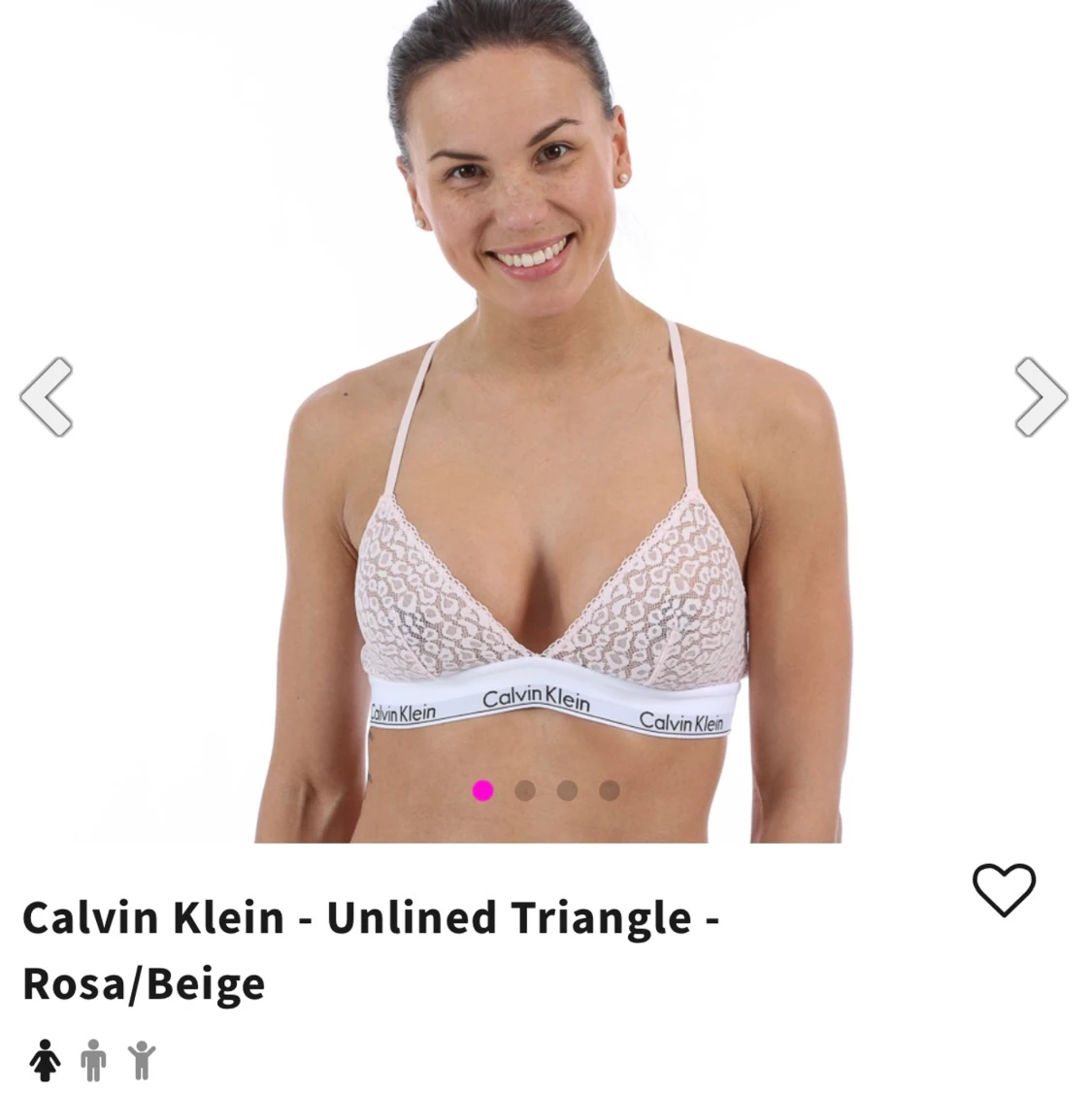 Rosa Ck topp storlek xs