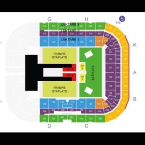  - Hej! Jag och min väninna har två bar biljetter till Beyonces och Jay Z konsert den 25 juli, vi har platserna främre ståplats (se bild) och säljer varsin biljett för 1500kr :) 