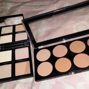  - Highlighters och countor.  Endast provade, jättefina!   100 kr för båda + 35 kr frakt  Från märkena  Elf och makeup  revolution 