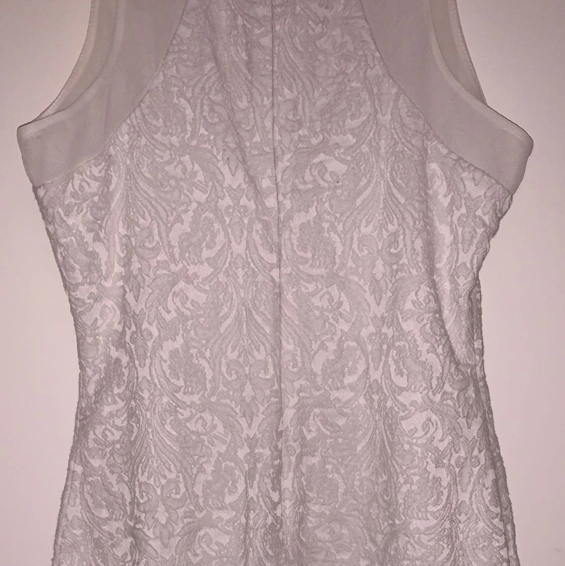 vit klänning strl M - 90