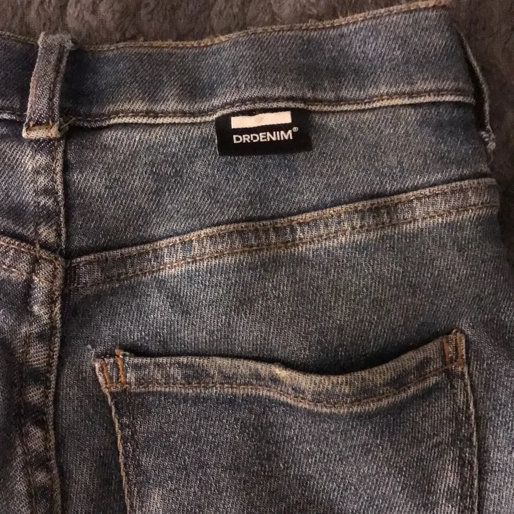 Blåa bootcut jeans, xs/30. Jeans & Byxor.