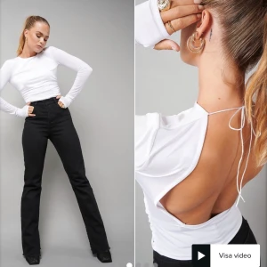 Hanna Schönberg X NAKD topp öppen rygg - Helt oanvänd topp från Hanna Schönbergs kollektion för NAKD, öppen rygg med knytning <3