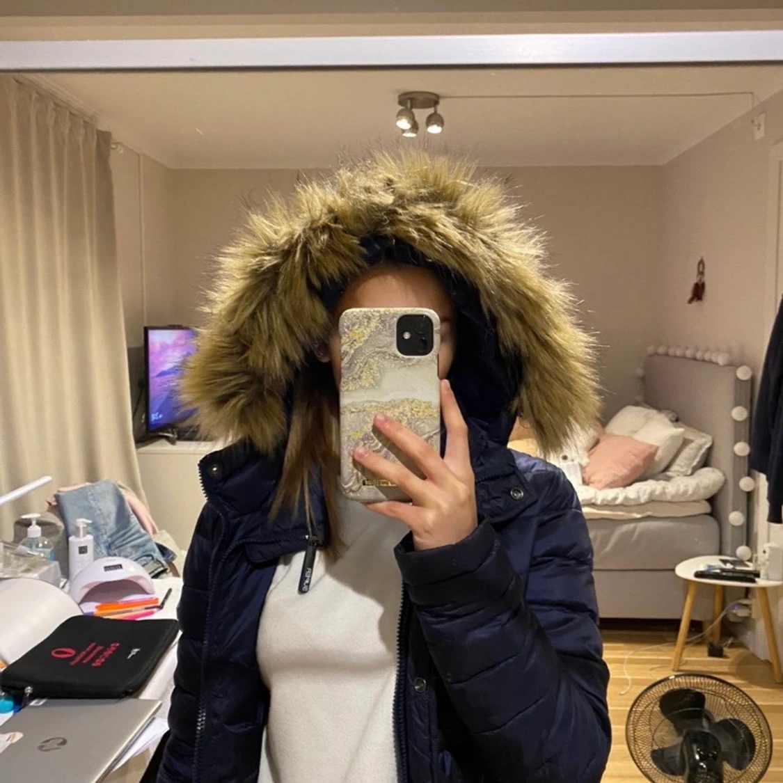 Superdry dunjacka avtagbar päls som ny - 91