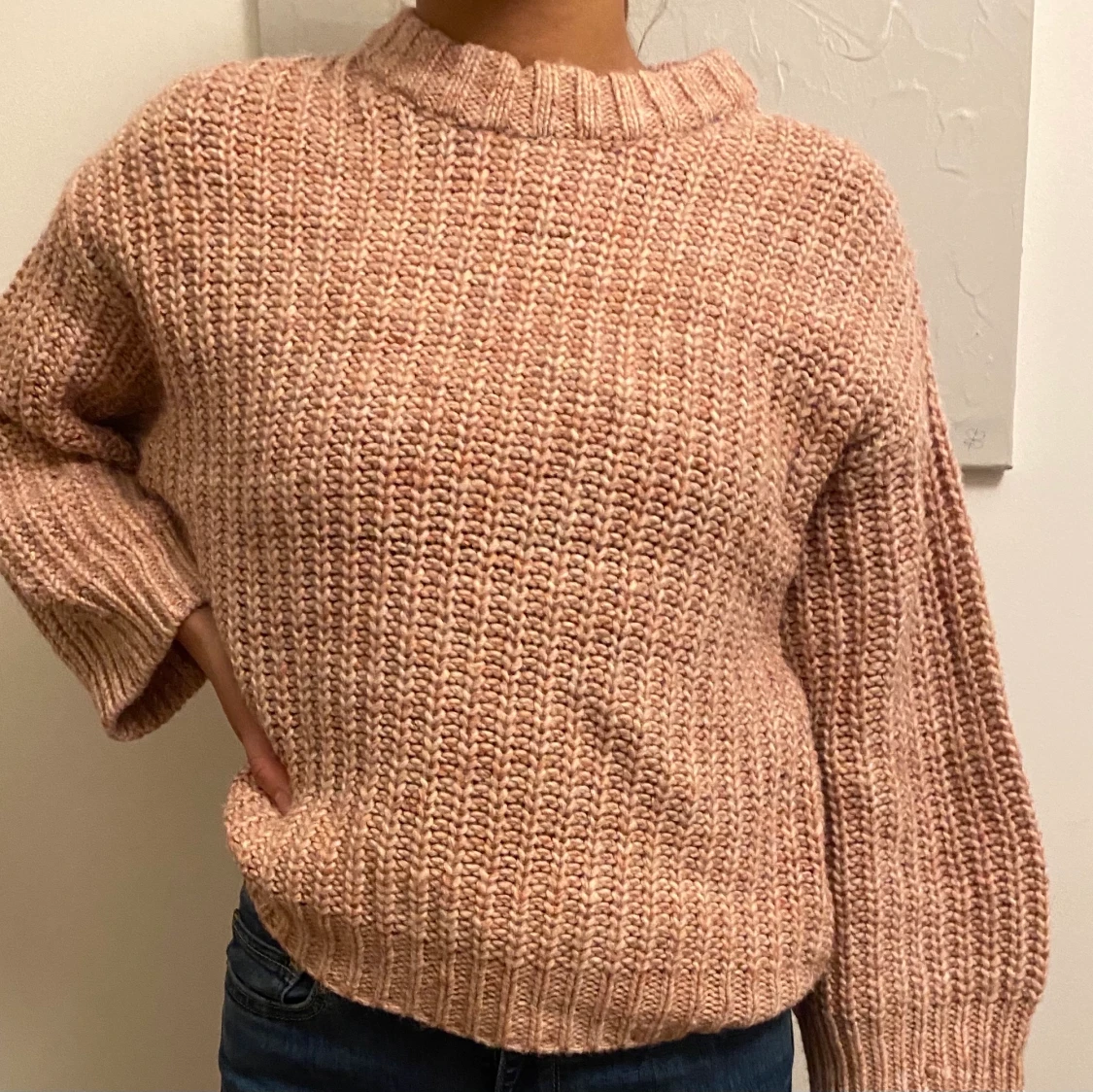 Ljusrosa stickad från Carin Wester 