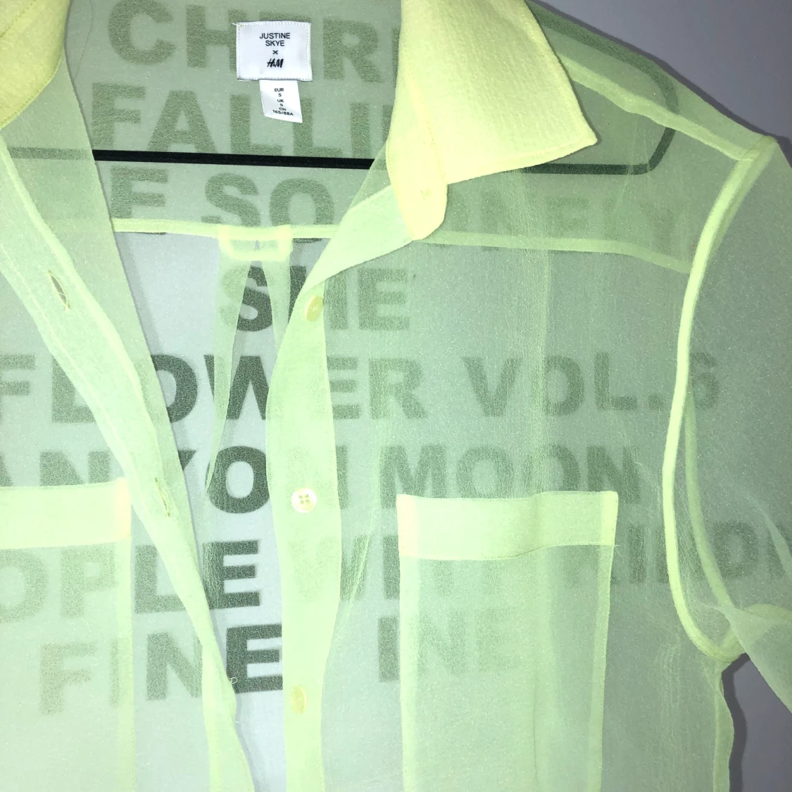 Grön mesh skjorta - 90