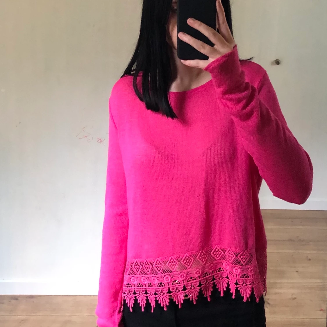 Stickad tröja från H&M strl S