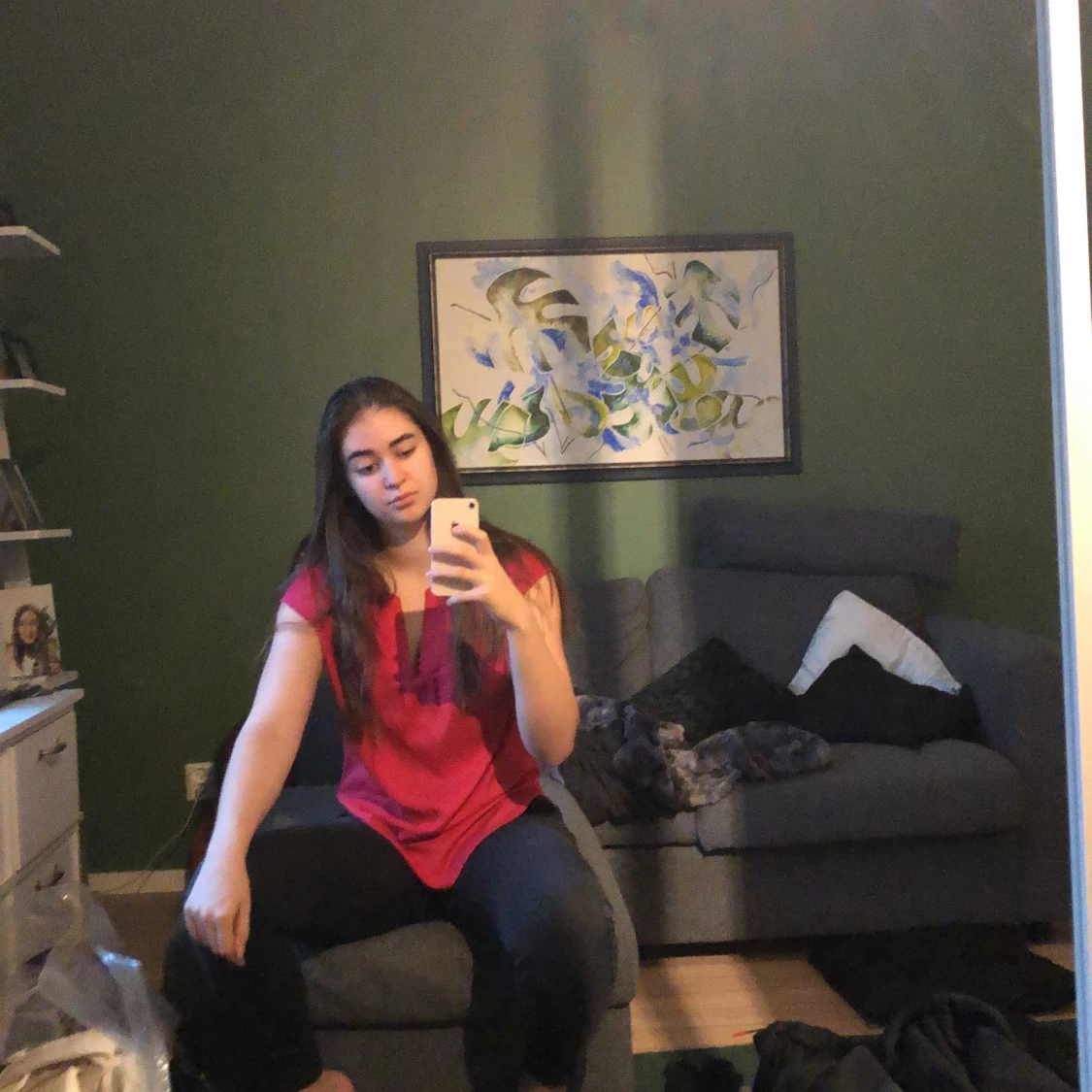 Rosa blus från Spirit