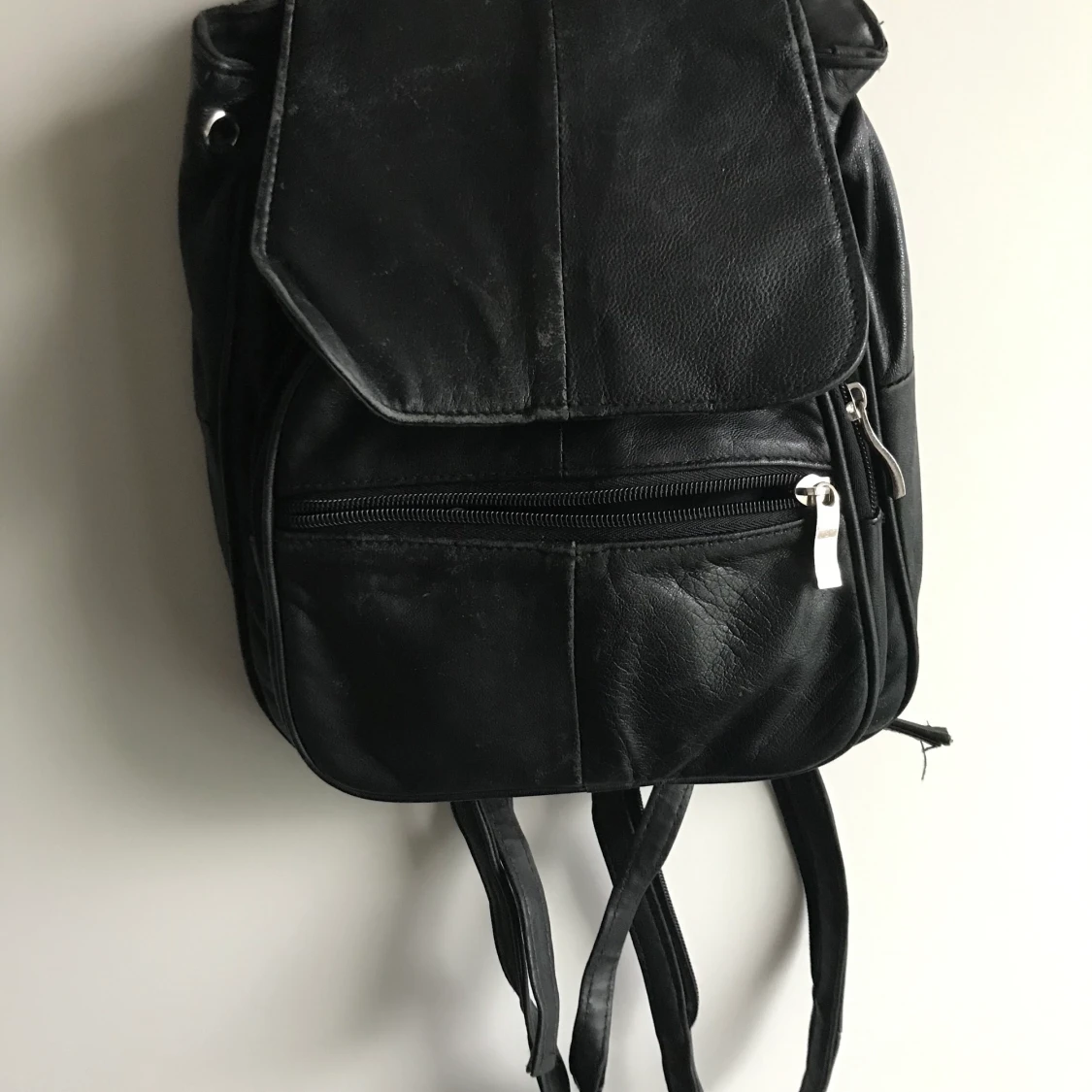 Svart vintage ryggsäck  - 90