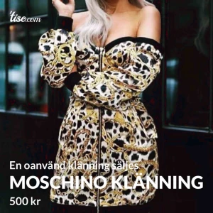  - En oanvänd klänning i Moschino, Inget prutande, tar swich! 