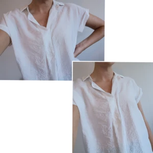  - Enkel top från Åhléns, funkar också bra att ha över en tunnare långärmad tröja! I mycket bra skick. 80% viskos, 20% polyamid.  Ta 3 betala för 2 (billigaste på köpet) gäller på alla mina annonser!✨ För övrig generell info om hur jag säljer se profil. 