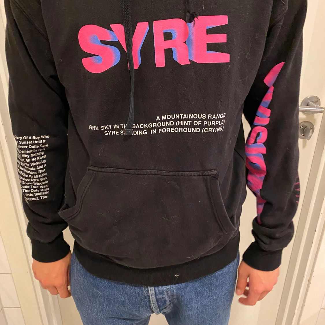 Jaden Smith Syre hoodie svart.
