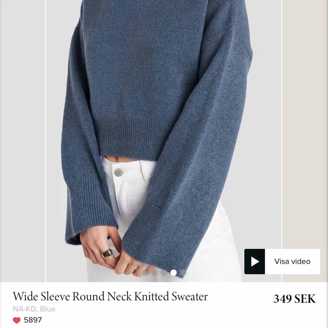 Stickad tröja  - 90