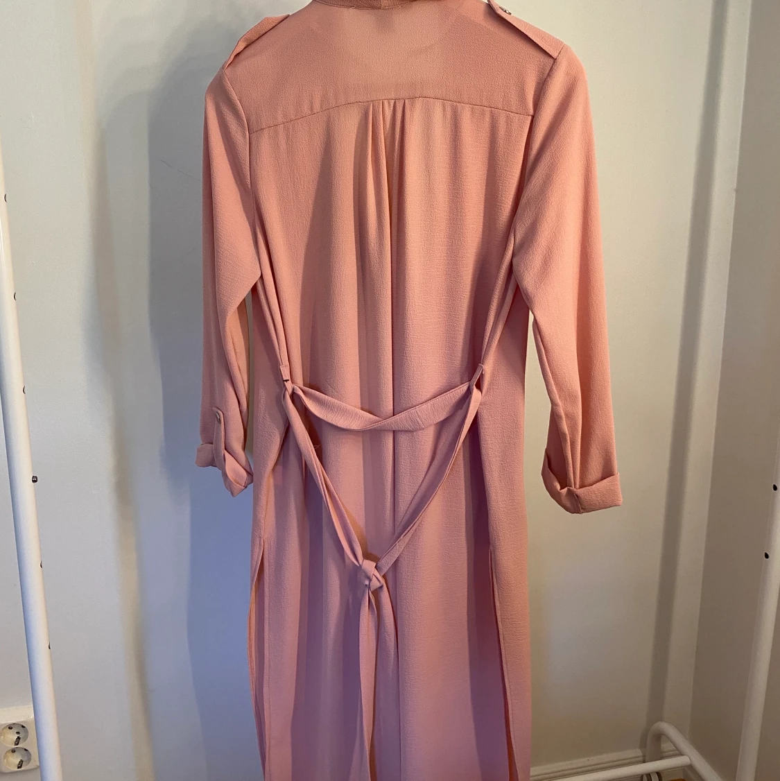 Tunn rosa kappa - 90