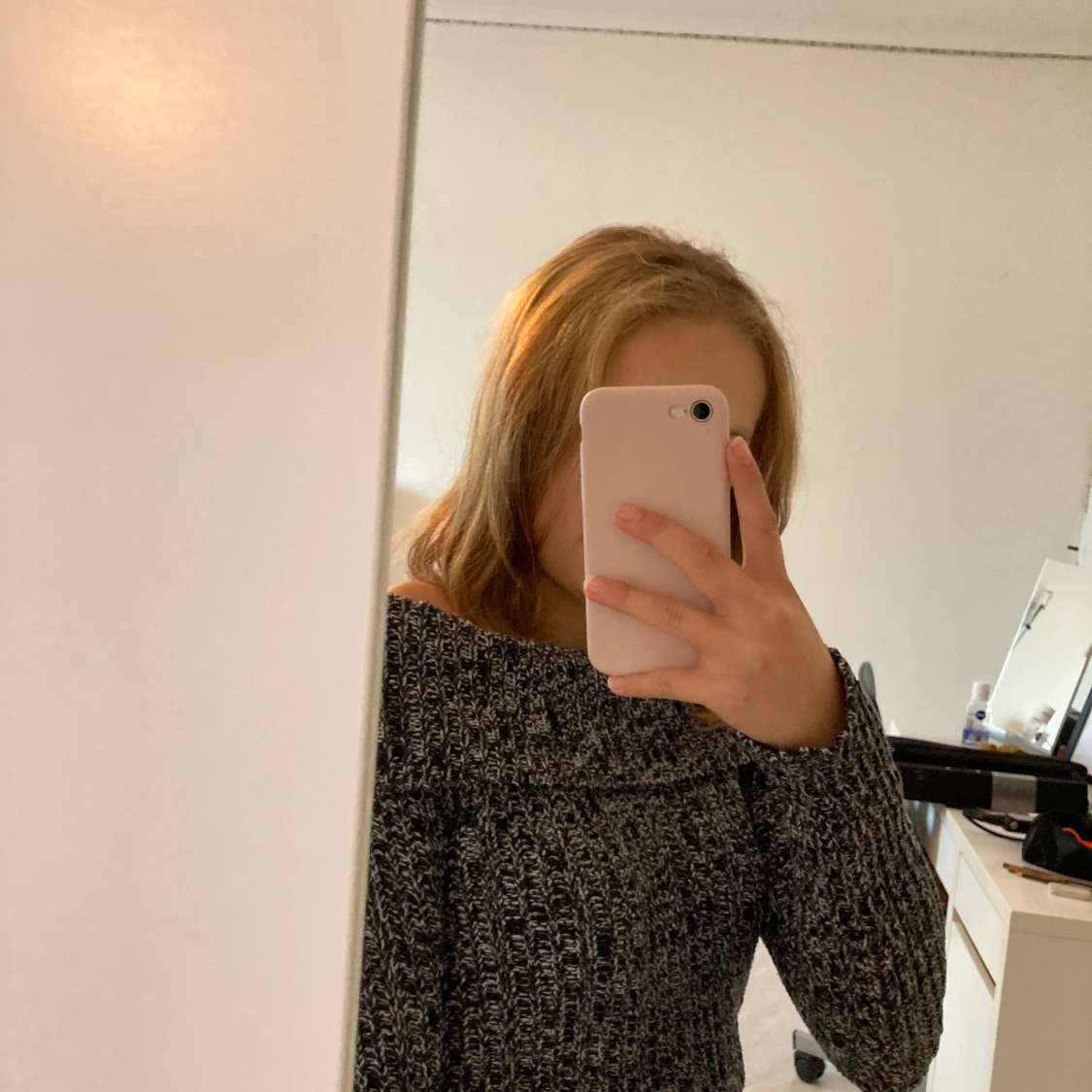 Stickad tröja från Kappahl.