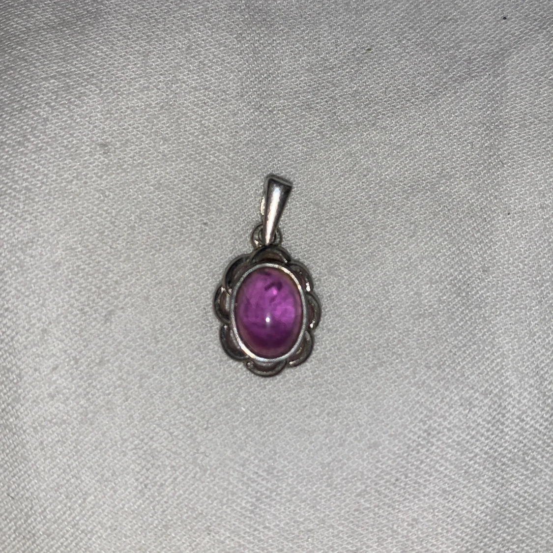 Hängsmycke, opal, silver