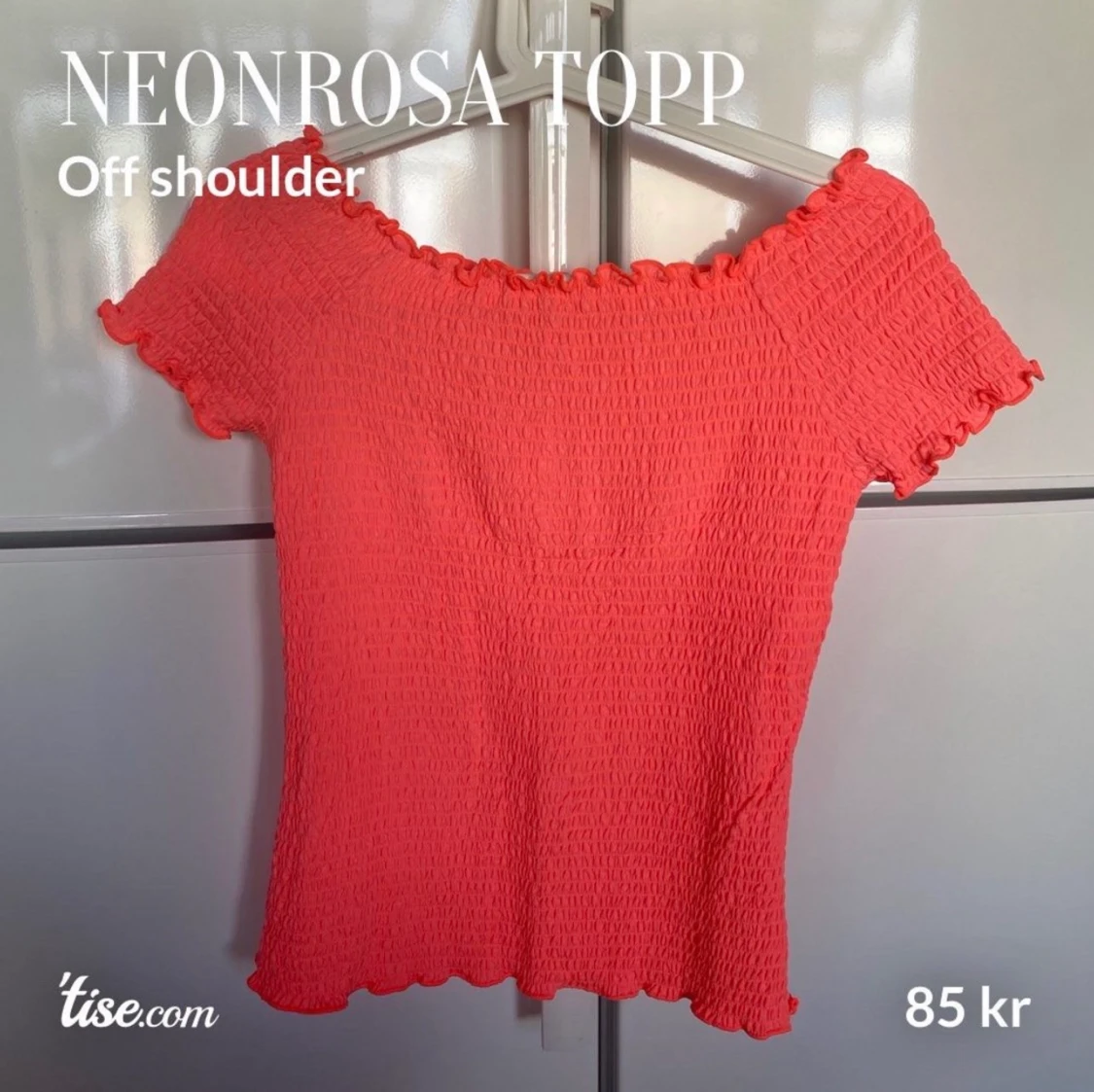 Neonrosa topp