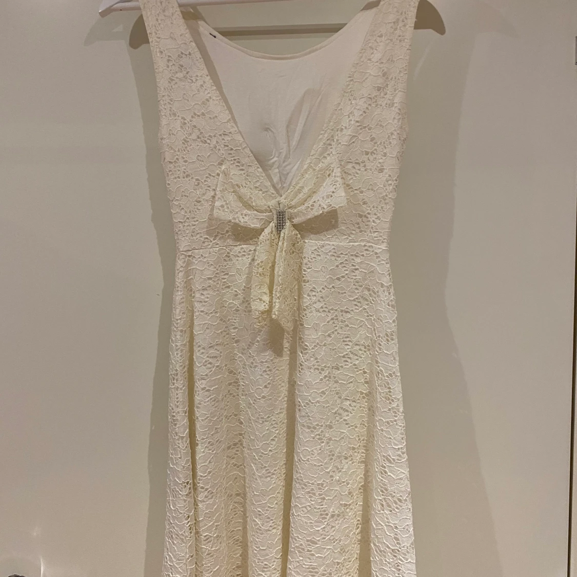 Vit klänning i spets, Chiara forthi, XS - 90