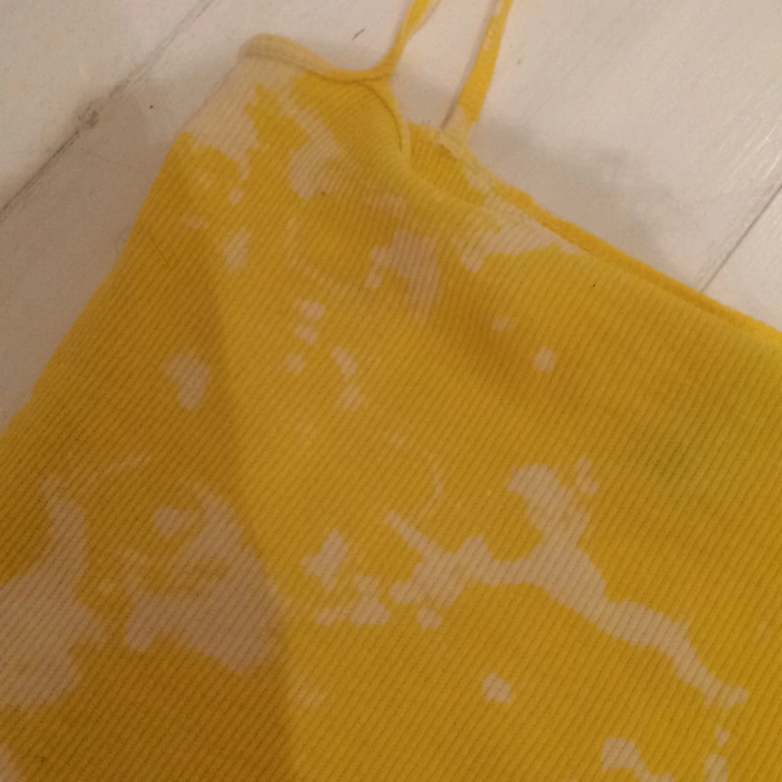 Gult batik linne - 90