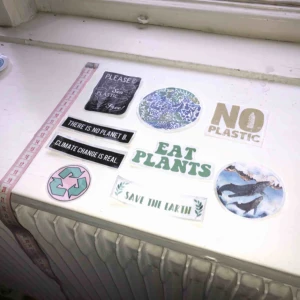  - 🌸 9 st klistermärken med motiv på klimatet, jättefina att t.ex. sätta på datorn/mobilen, eller på ett block 🌸 30 kr + 9 kr frakt (kolla gärna in mina andra klistermärken som jag säljer)