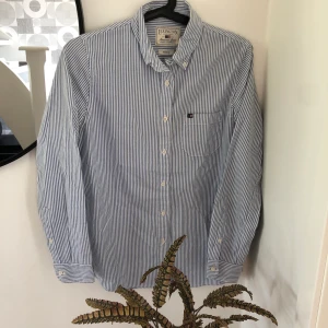 Lexington skjorta  - Blå/vit randig lexington skjorta i mycket fint skick. Storlek S. Porto 63kr 