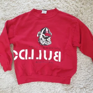 Vintage hoodie  - Röd vintage hoodie i XL. Skön och härlig!!! Samfraktar självklart om du köper mer! 