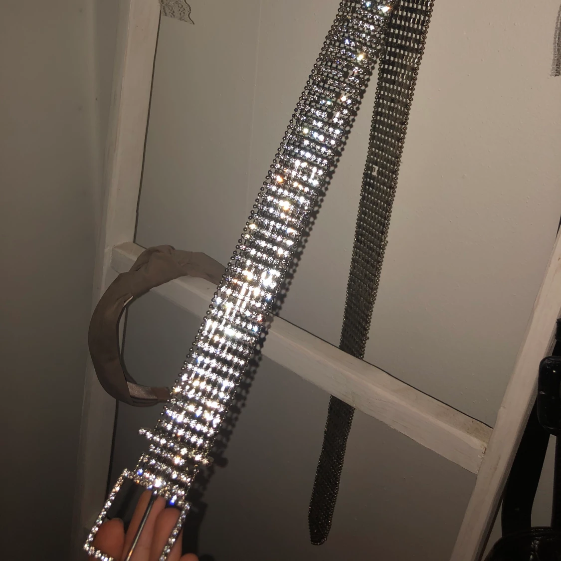 bälte i strass - 90