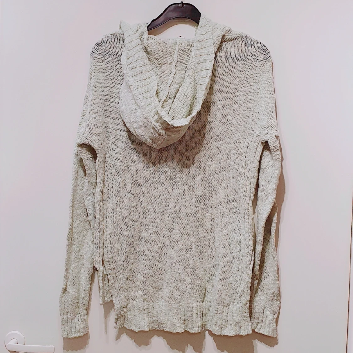 Stickad tröja, mintgrön - 90