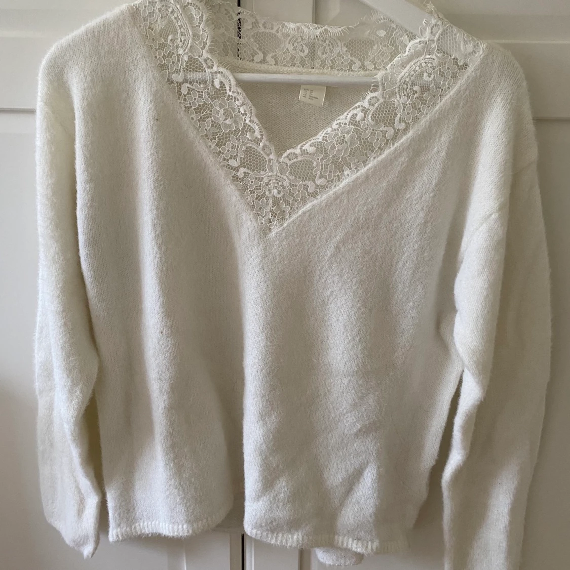Stickad tröja hm