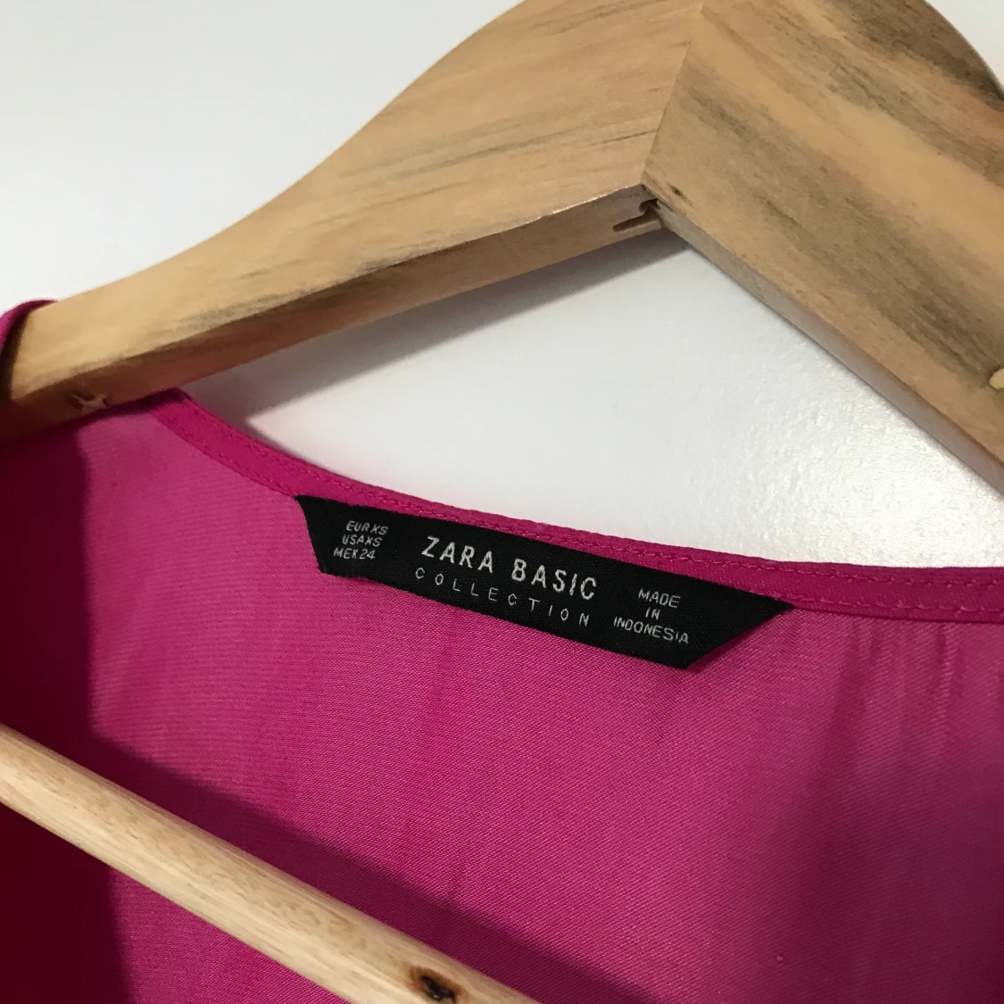 ZARA Rosa Topp - Blus strl xs/34  - 90