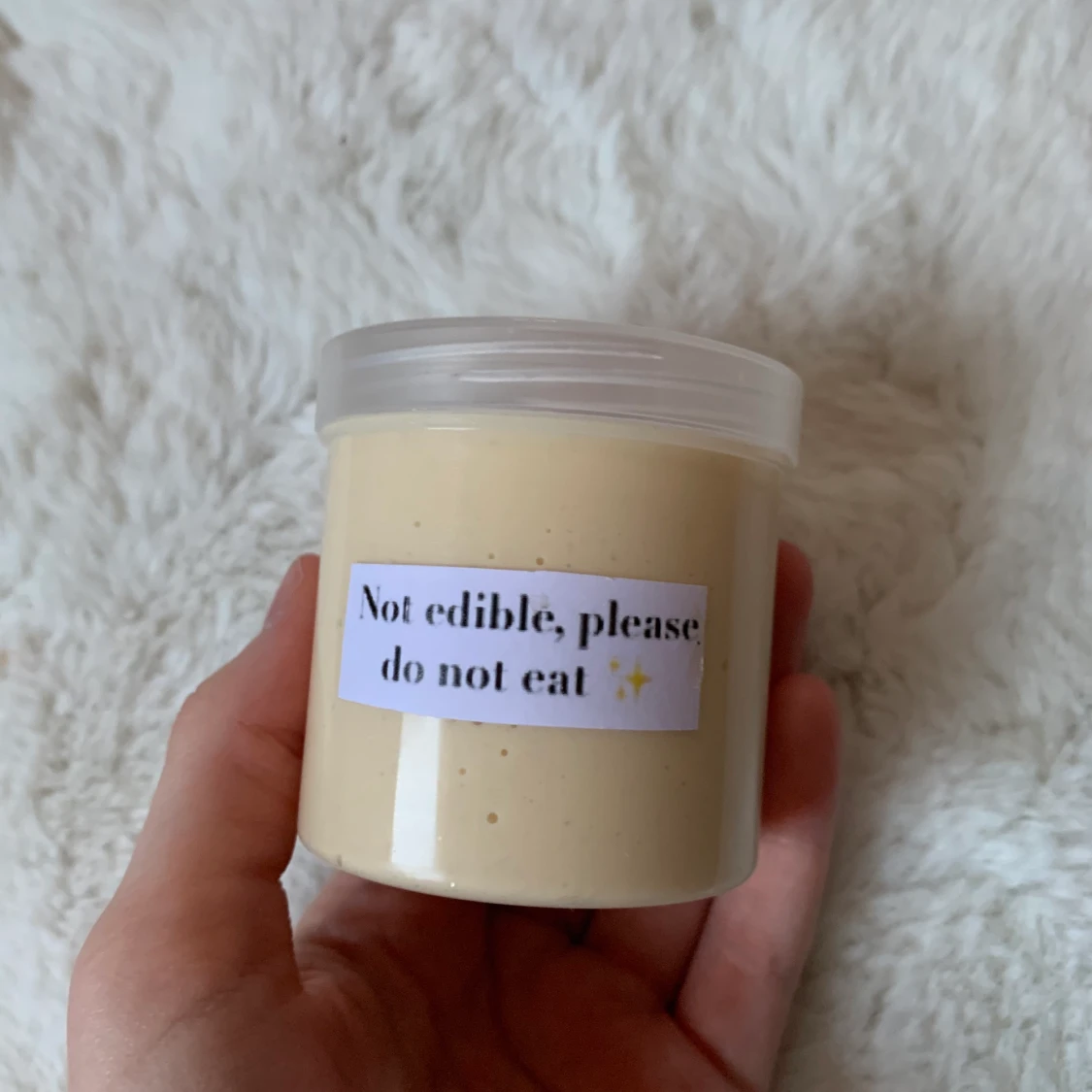 Gult fluffy slime - 90