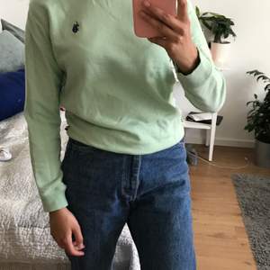 Grön Ralph Lauren tröja. Står 12-13 år men passar Xs eller S. 🐢🦎🦖