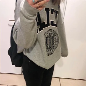 Sweatshirt  - Säljer denna sjukt snygga vintage sweatshirten från hm, tyvärr bara blivit till användning fåtal gånger så den är i ny skick. Jag köpte denna i strl L för att få den ocersized. Fraken ingår i priset🥰🤎 om det är fler intresserad buda i kommentarerna(: