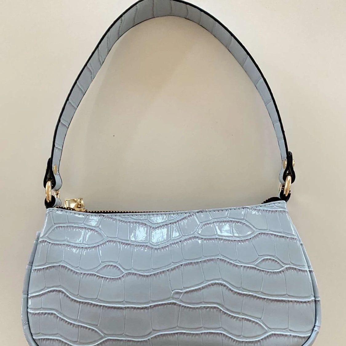 Blå väska med avtagbara band - 91