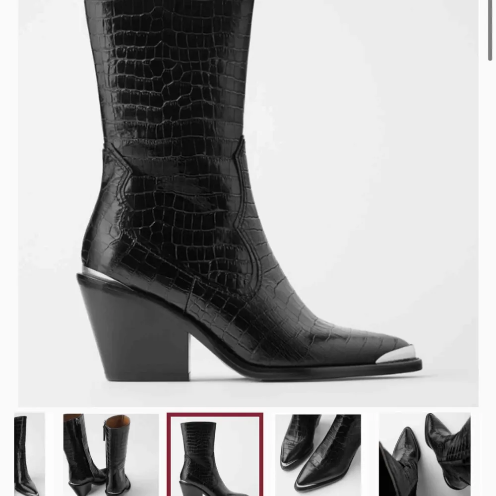 Feeeta cowboy boots köpta på Zara för 1199kr, bekväma o lagom höga. Skor.