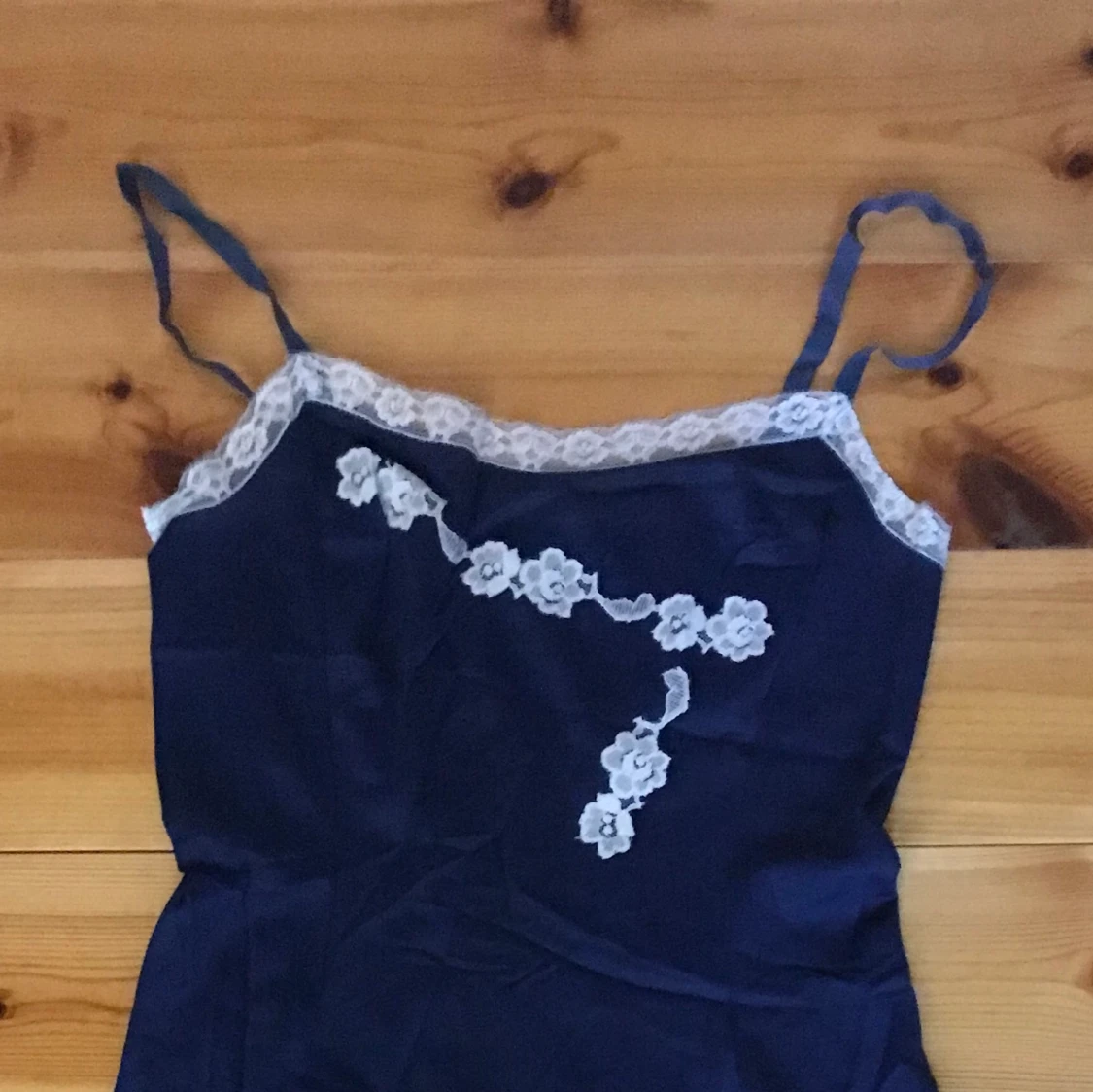 Blå slipdress  - 90