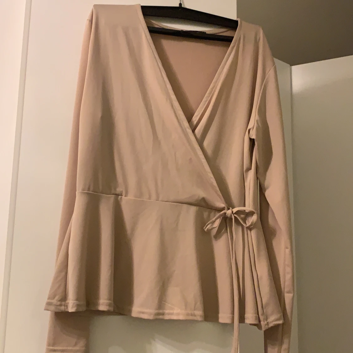 Beige blus 