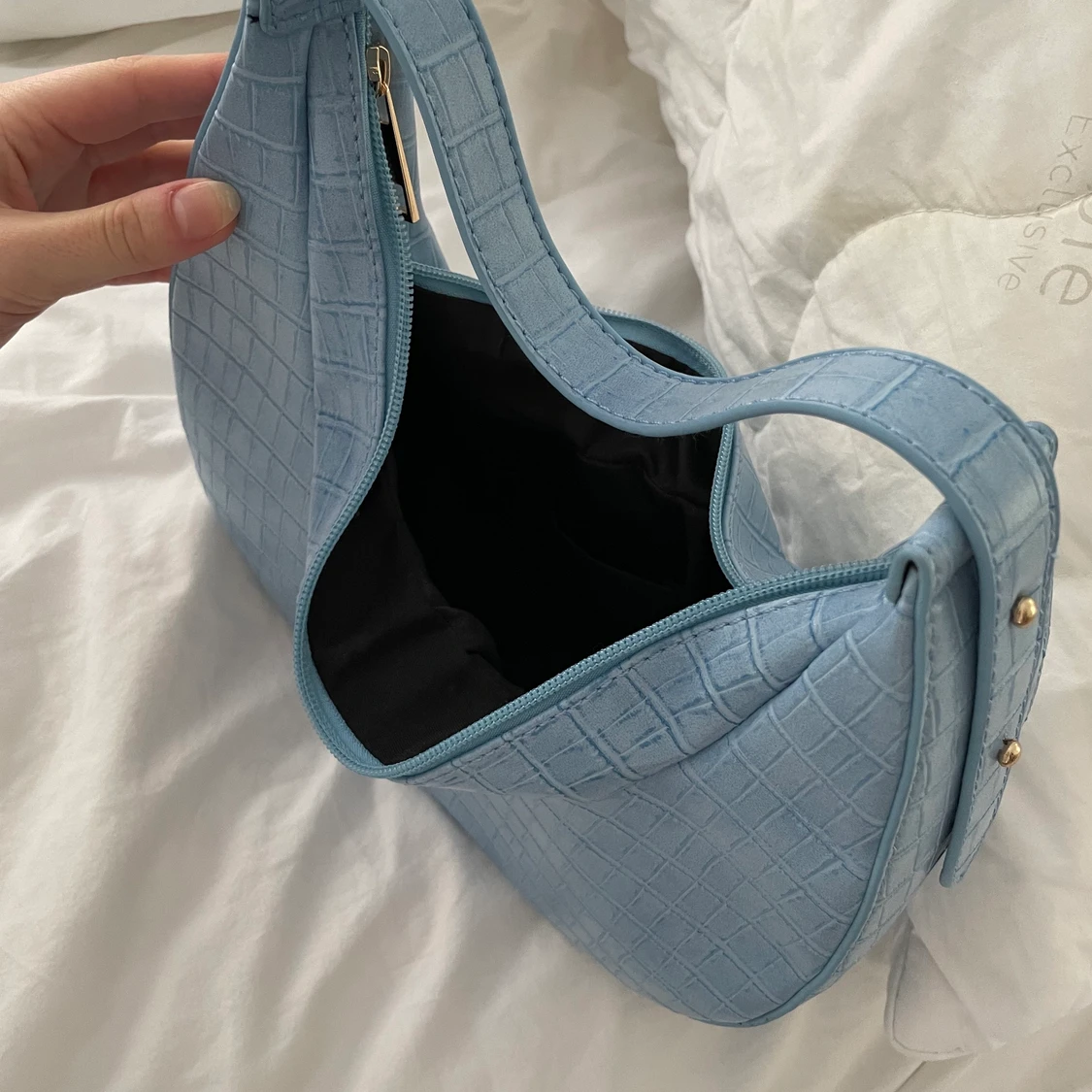 Superfin blå väska - 90