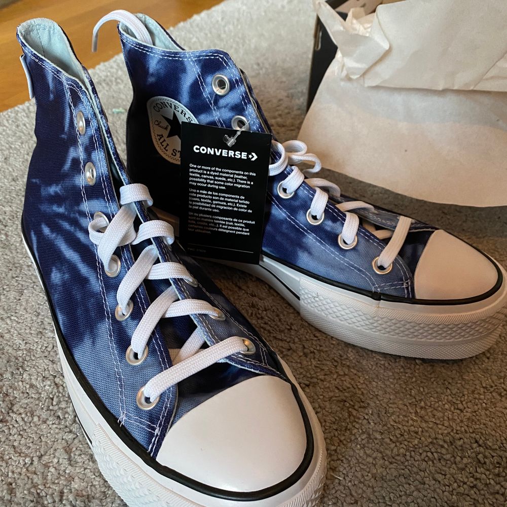 Platform Tie Dye Converse Plick Second Hand