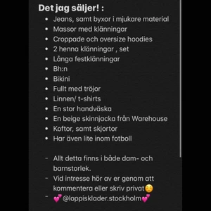  - Hör av er vid intresse!☺️