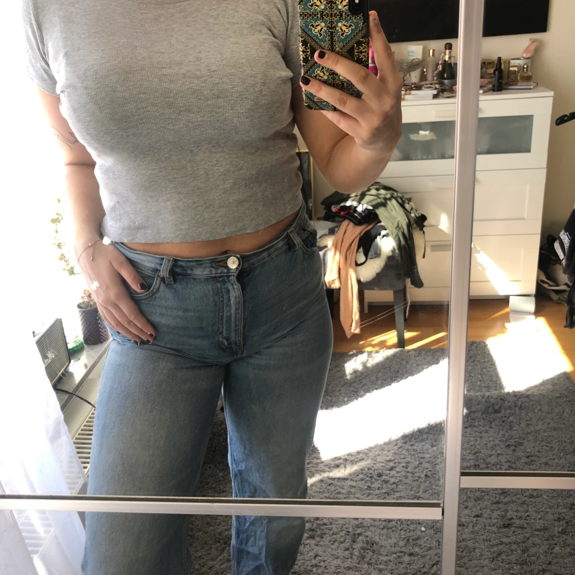 Söt t-shirt lite croppad