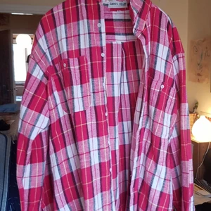 Lång skjorta - Oversized vanlig kjorta i gott skick