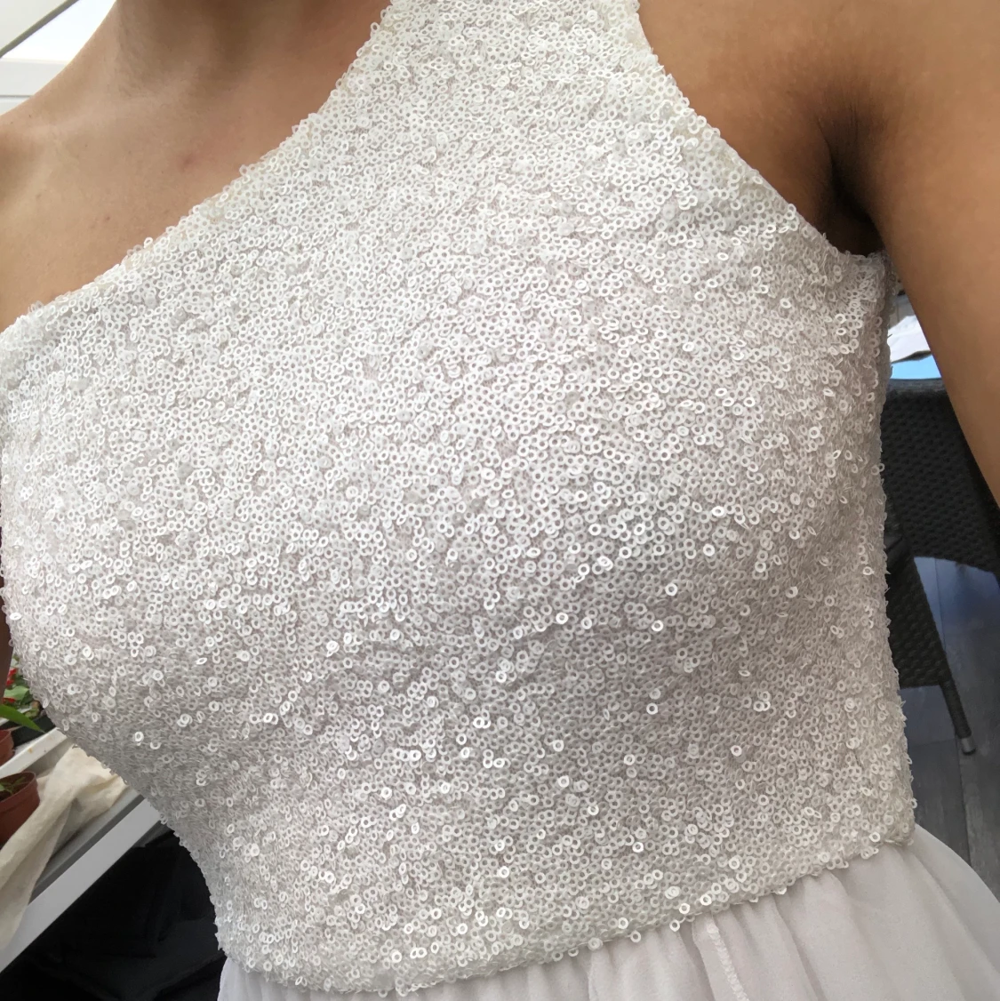 Vit finklänning - 91