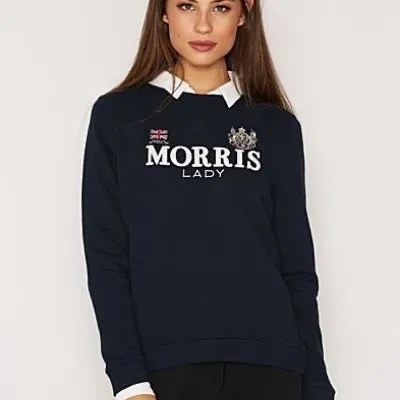 Lyxig marinblå tröja från Morris som är mycket sparsamt använd. Jättefin att bära över en skjorta eller bara som den är. Fraktar eller möts i Stockholm. Hör av dig vid frågor💙. Tröjor & Koftor.